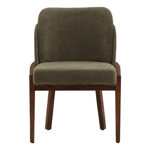 Olive Walnut Ellery Dining Chair For Sale