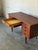 Teak Executive Desk With Inset Handles Danish Mid-Century Modern 1960s For Sale - Image 4 of 11