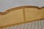 Vintage French Louis XV Style Distressed Gold Gilt Cane Back Vanity Bench Seat For Sale - Image 14 of 18