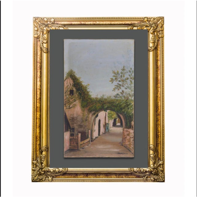 1950s Bruno Avesani, Italian Landscape, 1950s, Oil on Canvas For Sale - Image 5 of 12