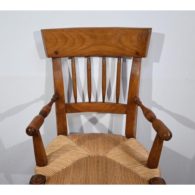 Mid-19th Century Childrens High Chair in Cherrywood For Sale - Image 5 of 18