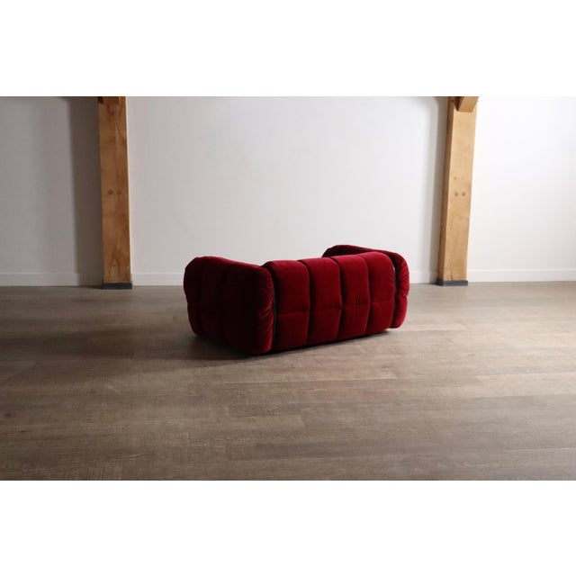 Strips Sofa in Velvet by Cini Boeri for Arflex, Italy, 1968 For Sale - Image 9 of 11