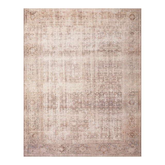 Amber Lewis x Loloi Georgie Ocean / Sand 7'-6" x 9'-6" Area Rug For Sale
