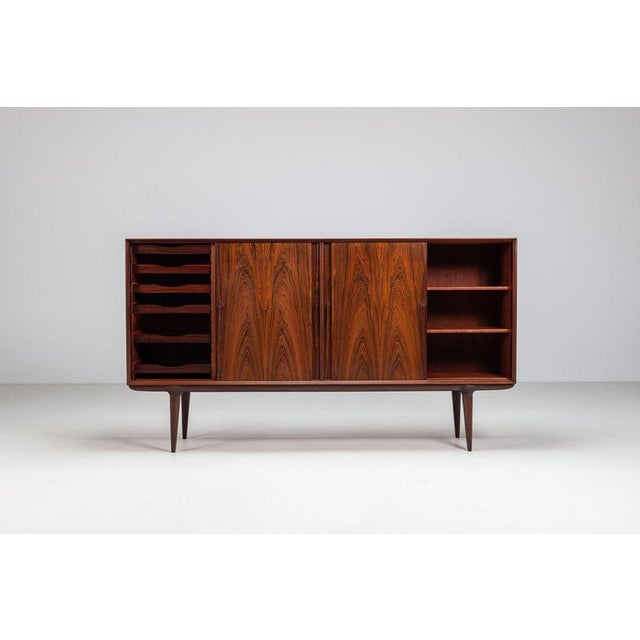Model 19 Highboard in Rosewood by Gunni Omann for Omann Jun, Denmark, 1960 For Sale - Image 7 of 18