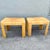 Boho Chic Boho Chic Split Bamboo Waterfall Side Table - A Pair For Sale - Image 3 of 8