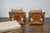 Midcentury Bamboo Lounge Chairs with Ottoman, Rattan Accents, and Linen Fabric For Sale - Image 12 of 12