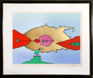 Peter Max, Moonscapes 2, Screenprint