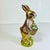 1990s Vintage Shabby Chic Foil Covered Plaster Faux Chocolate Bunny Figurine - Easter. For Sale - Image 11 of 15