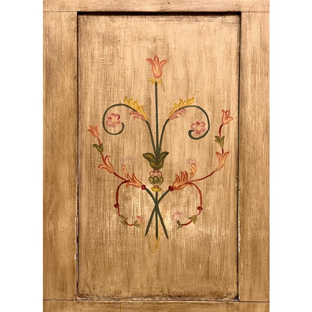 1920s Pair of Italian Neoclassical Style Paint Decorated Nightstands For Sale - Image 15 of 18