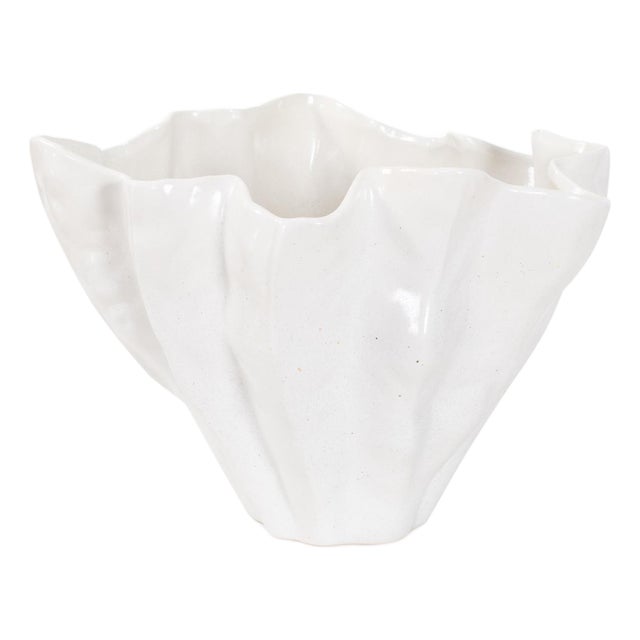 Artridge Ruffled Edge Bowl For Sale
