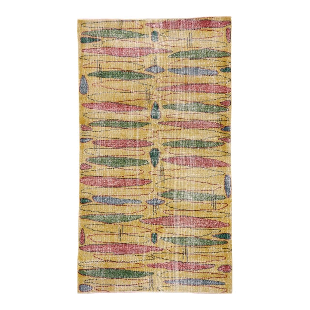 Zeki Muren Vintage Turkish Sivas Rug, 03'08 X 06'06 For Sale