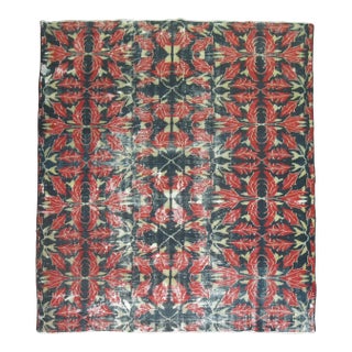 Vintage Turkish Weathered Rug For Sale