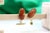 Gold Cufflinks with Oval Brown Stone, Set of 2 For Sale - Image 4 of 8