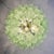 Large Three-Tier Murano Glass Tube Chandelier in Green Albaster, 1990s For Sale - Image 12 of 14