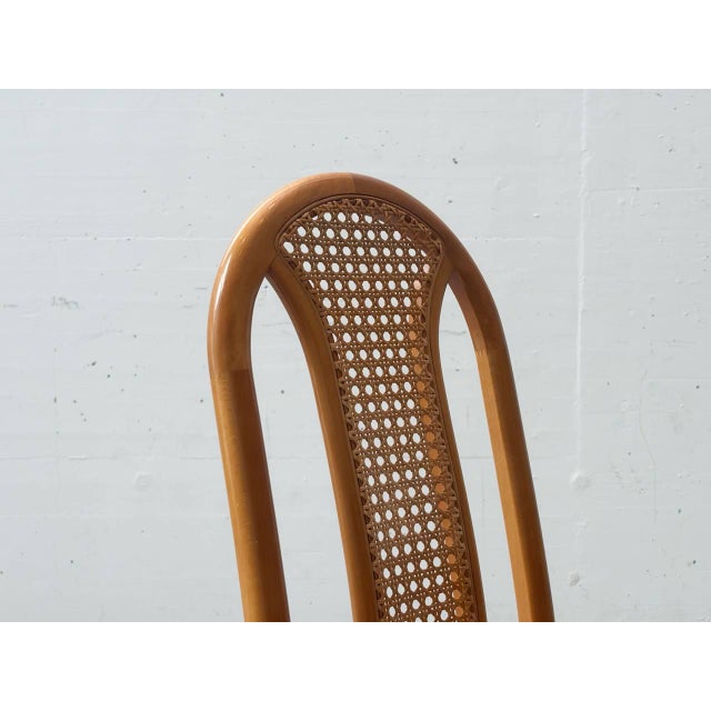 Vintage Dining Chairs with Viennese Caning from Lübke, 1980s, Set of 6 For Sale - Image 13 of 18