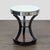 Modern Z Gallerie Mirrored Accent Table With Wood Base For Sale - Image 3 of 5