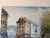 1950s Vintage Caroline Burnett Impressionist Parisian Street Scene Oil on Canvas Painting, Unframed For Sale - Image 5 of 11