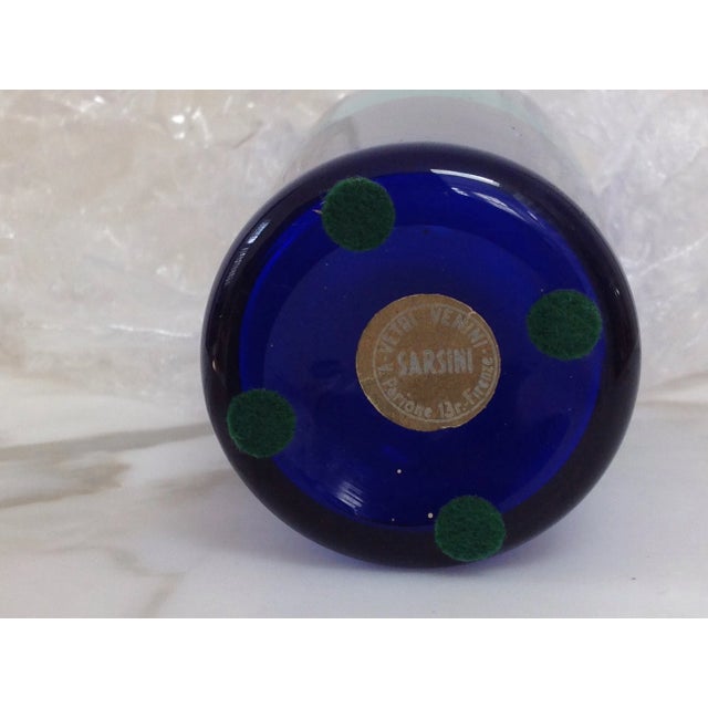 1950s Venini Italian Modern Glass Bottle For Sale - Image 5 of 6