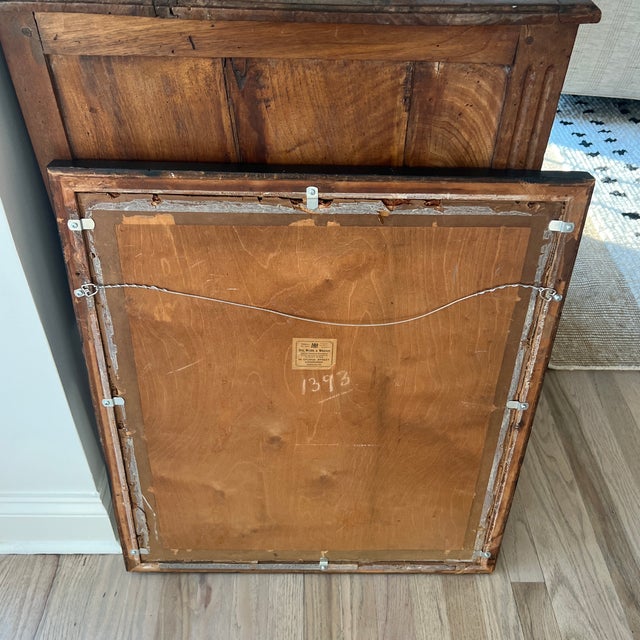 Wood Scottish 18th Century Tapestry Needlework Framed For Sale - Image 7 of 8