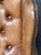 Large English Wing Back Chair of Tufted Tanned Leather With Nail-Head Trim For Sale - Image 12 of 16