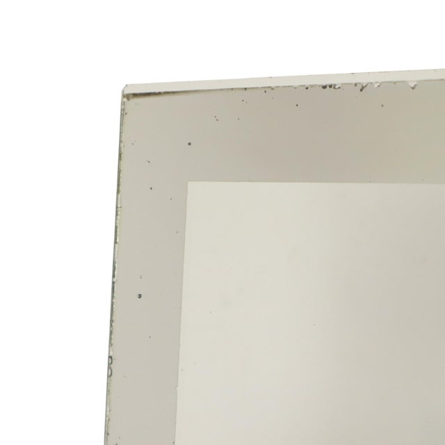 Large Art Deco Onyx Marble Photo Picture Frame with Mirrored Border, 1930s For Sale - Image 10 of 18
