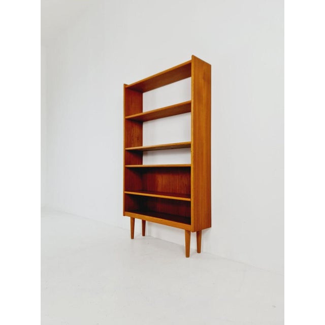 Vintage Danish Freestanding Book Case in Teak by Johannes Sorth, 1960s For Sale - Image 3 of 11