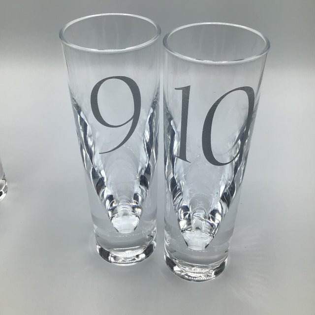 Carlo Moretti Style Numbered 1 Through 10 Acrylic Tall Tumblers- Set of 10 For Sale - Image 12 of 12