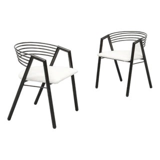 Set of Postmodern Dining Chairs, 1980s For Sale