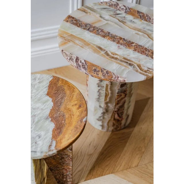 Beige Patchwork Table by Studio Gaia Paris For Sale - Image 8 of 10