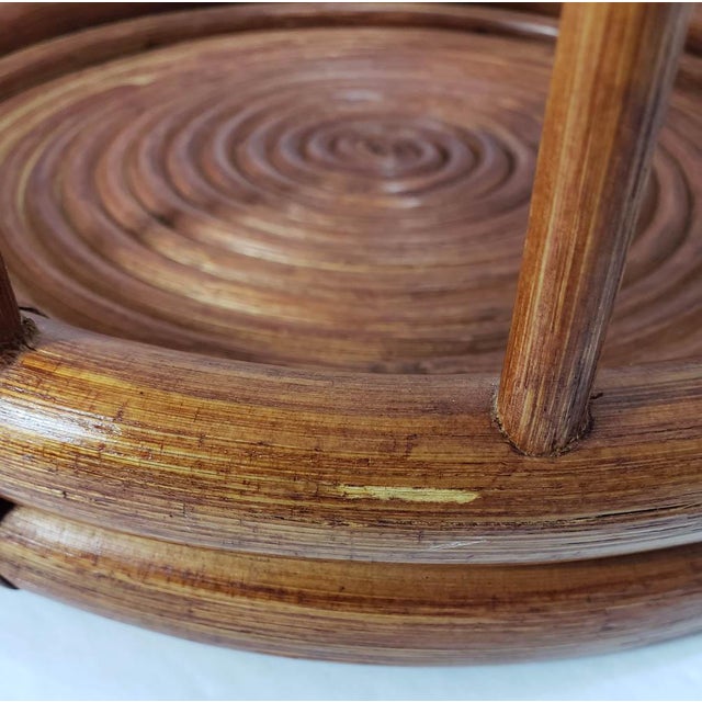 Vintage Wicker Rattan Umbrella Stand Holder Chairish