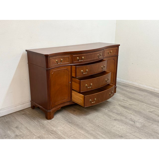 1950s Vintage Mahogany Buffet For Sale - Image 5 of 11
