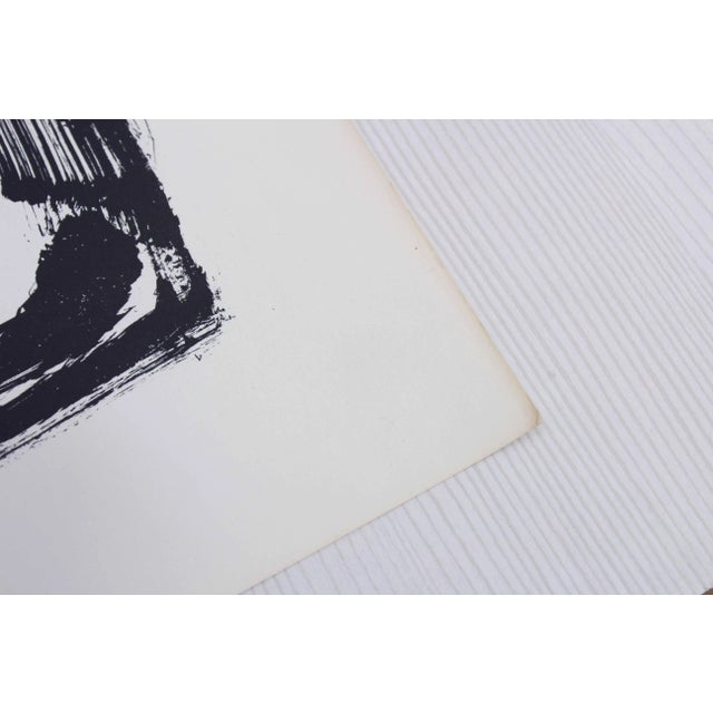 Black Bernd Völkle, Reflux, 1963, Lithograph For Sale - Image 8 of 12