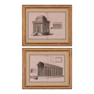 Bernard De Montfaucon - Roman Temple Engravings, Nimes, France For Sale