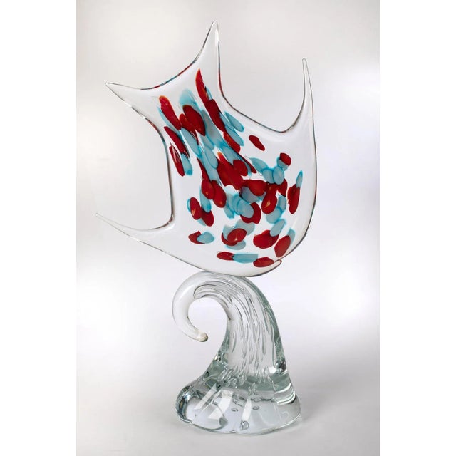 Contemporary Large Sculpture in Murano Glass by 1295 Murano For Sale - Image 3 of 13