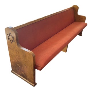 1940s Pews Synagogue Oak 8 Foot, and 10 Foot, Mid Century Modern For Sale