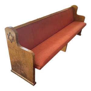 1940s Pews Synagogue Oak 8 Foot, and 10 Foot, Mid Century Modern