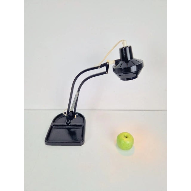 Metal Mid-Century Articulated Architect Desk Lamp Type 3842 from Ledu, Sweden, 1960s For Sale - Image 7 of 8