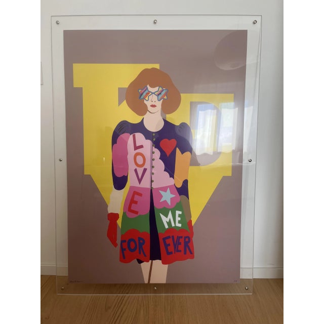 Love Me Forever, 2000s, Plastic & Paper, Framed For Sale - Image 10 of 10