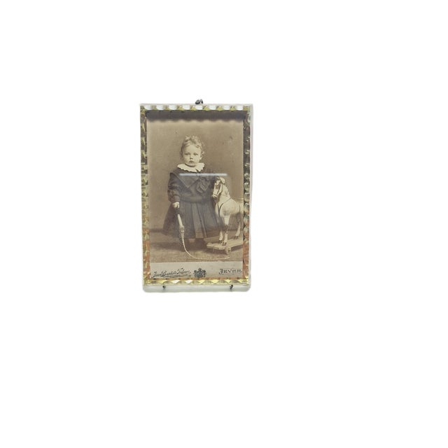 Metal Art Nouveau Minimalist Frame, 1890s For Sale - Image 7 of 8
