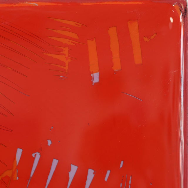 The Window 377 - Original Minimalist Mixed Media Acrylic and Resin Painting on Wood Panel by Ricky Hunt For Sale - Image 4 of 9