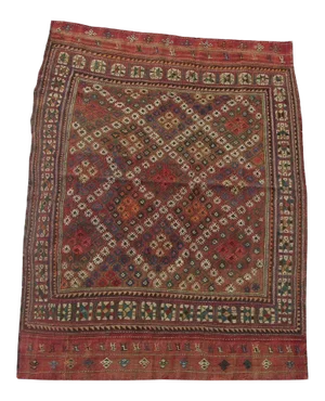 Antique Nomadic Sumak Rug - 5'10'' X 4'3''