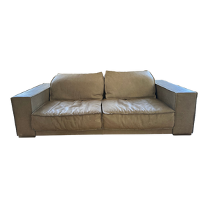 Paola Navone Baxter Italy Soft Leather Sofa