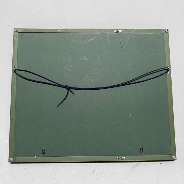 Mimoto, Songbird, 1970s, Silk Painting, Framed For Sale - Image 9 of 11