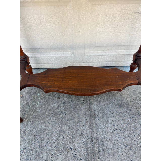 Vintage Mahogany Console Table | Entryway Table | Sofa Table| Hall Table | Traditional Accent Table For Sale - Image 9 of 10