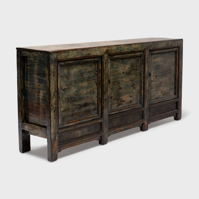 Chinese Summer Sky Lacquered Coffer, C. 1920 For Sale - Image 4 of 8