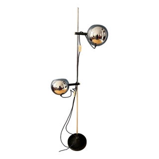 Mid-Century Chrome Eyeball Floor Lamp from Herda, 1970s For Sale