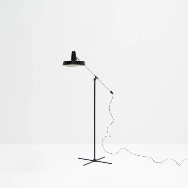 1970s Counterweight Floor Lamp from Boulanger, Belgium, 1970s For Sale - Image 5 of 9