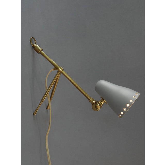 Mid-Century Modern Table Lamp by Jean Boris Lacroix for Falkenbergs Lighting, Sweden, 1950s For Sale - Image 3 of 14