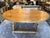 Design Plus Gallery presents a Display or Dining Room Table of Irish Pine Wood. The table offers a wide planked surface...