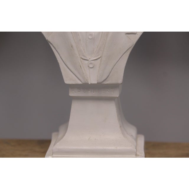 Bust of Composer Franz Schubert, 1950s For Sale - Image 14 of 18